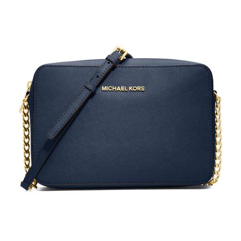 michael kors travel bag navy|michael kors navy crossbody bag.